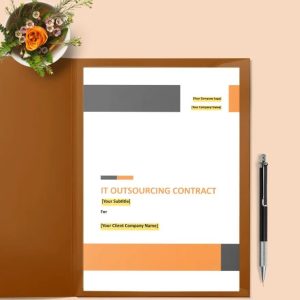 IT Outsourcing Contract Template