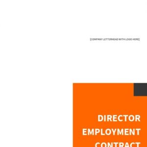 Director Employment Contract Template