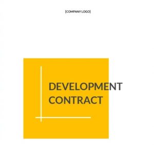 Development Contract Template