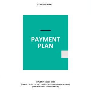 Payment Plan Template