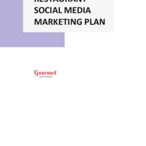 Restaurant Social Media Marketing Plan Template