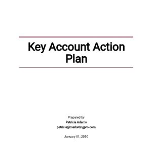 Free Key Account Action Plan Template