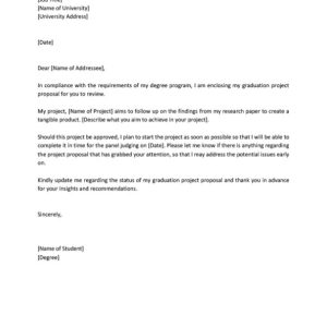 Graduation Project Proposal Template