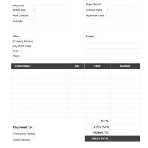 Tax Invoice Template