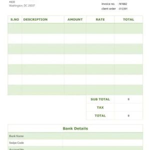 Business Invoice Template