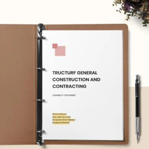 Construction Capability Statement Template