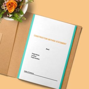 Construction Method Statement Template