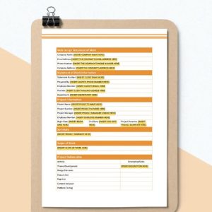 Web Design Statement of Work Template