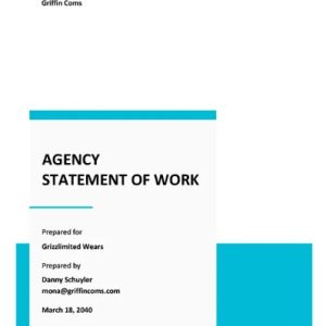 Agency Statement Template