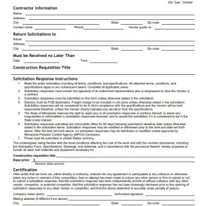 Building Construction Quotation Template