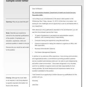 Business Quotation Sample Cover Letter Template