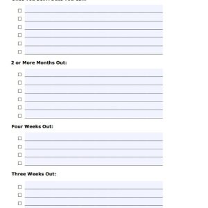 Event Planning Template