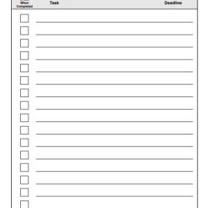 To-Do Checklist Template