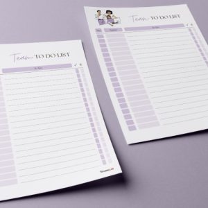 Team Checklist Template
