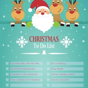 Christmas Checklist Template